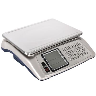 China Sample / dynamic / light / clear / adding / tare / acs 15kg zero / save 35 kg digital scale for sale