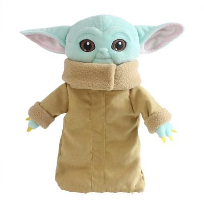 China 2022 New Funny Plush Cartoon Baby Yoda Plush Dolls Stuffed Toys Animals Cartoon Yoda For Kids Gift for sale