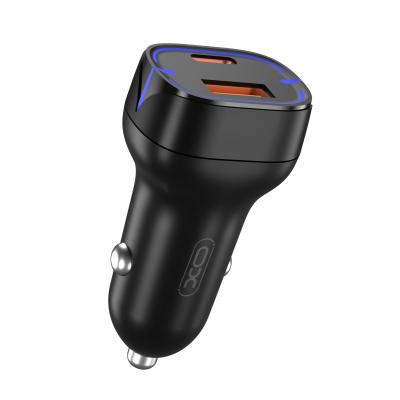 China XO CC37 Mobile Phone Car Charger New Product QC3.0 18W Car Charger 2 Usb Port For Mobile Phone for sale