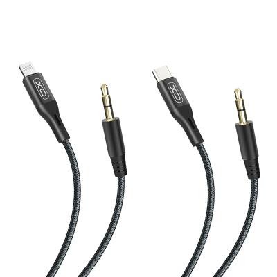 China Hot Selling XO NBR155A Mobile Phone B Lighting Type-C To 3.5MM Adapter USB Audio Cable For Mobile Phone Called Charging Cable for sale