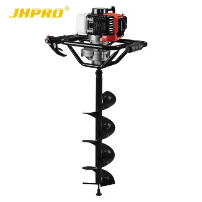 China Garden JH-IE44F-5 52cc Gasoline Earth Hole Drilling Digger Machine For Planting Earth Auger for sale