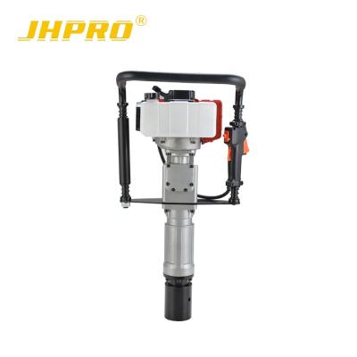 China Hotels JHPRO JH-60D EPA Approved Hot Sale Gasoline Powered Gasoline Piling Machine Barrier Post Pile Driver for sale