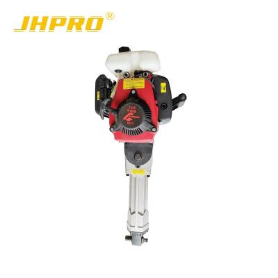 China High Efficiency JHPRO JH-100F 4 Stroke Gas Powered Petrol Piling Demolition Jack Hammer for sale