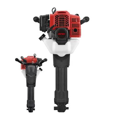 China JH-95A Gasoline Jack Hammer Hand Grip Drill 52cc Jackhammer Jack Hammer Portable Powerful Two Stroke Jackhammer for sale