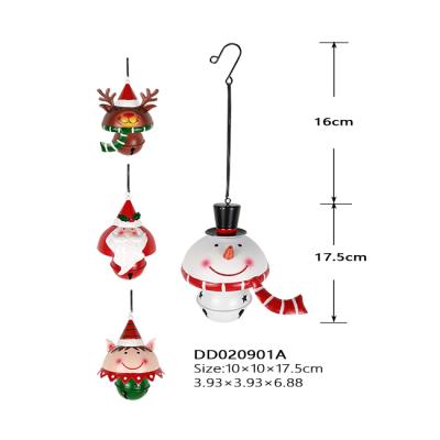 China Amazon Hot Sale Christmas Decoration Supplies CLASSIC Snowman Shaped Bell For Christmas Decor for sale