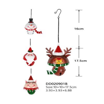 China 2021 CLASSICS wholesale metal christmas decoration indor supplies moose shaped bell for christmas for sale