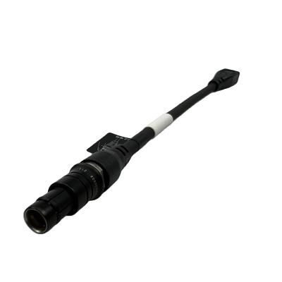 China Data and Power Metal Circular 9 Pins EMC Connector with TPU Cable with 5pins Micro-USB for Broadcasting for sale