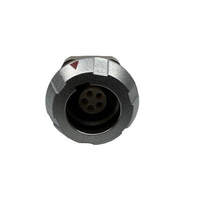 China Data and Power Compatible with Redels Plug Bexkom 1P Metal Housing Plastic Receptacle for sale