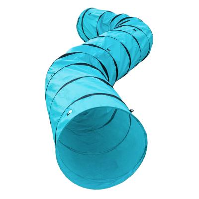 China Cat Tunnels Outdoor Pet Training S Shape Folding Stocked and Exercise Toy Dog Tunnel for sale