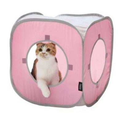 China Viable premium interactive tube toy with fold best for indoor pawz cat tunnel for sale