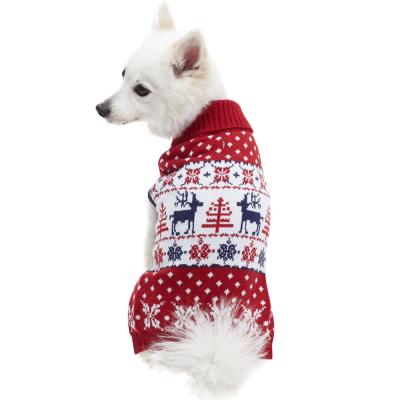 China Sustainable Knitted Pet Clothes Dog Sweater Hoodie Sweatshirts Pullover Cat Jackets Logo Dog Clothes for sale