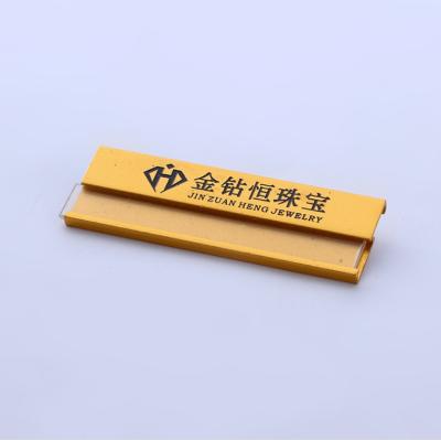 China 3D Metal Name Plate Magnetic Reusable Magnetic ID Plate for sale