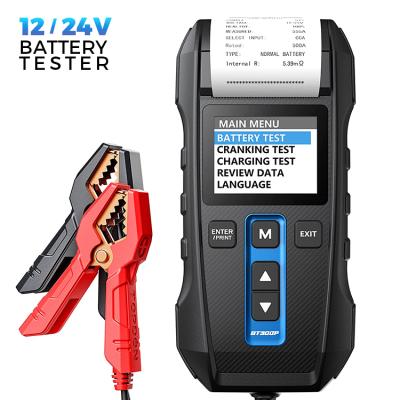 China With Printer Topdon bt300p 12v Car Lithium Ion Test Capacity Cycle Tester Automotive Testing Machine With Printer Hybrid Battery Analyzer for sale