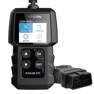 China Universal Read TOPDON ARTILINK AL300 OBD Scanner for All Kinds of Autel Autolink AL319 Vehicles for sale