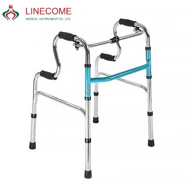 China Aluminum Alloy Aluminum Alloy Medical Lightweight Aid Stance Walking Frame For The Disabled And The Elderly LCYH129 for sale