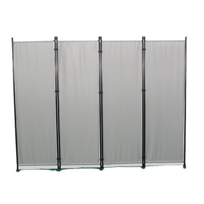 China Minimalist Folding Partition Privacy Screen Polyester Fiber Freestanding Room Divider for sale