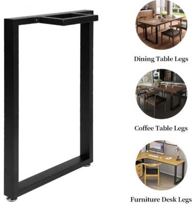 China Black Metal T Sofa Legs Mid Century 15cm Style Height Matel Table Leg High Quality Black Sofa Legs Black Metal Sofa Legs for sale