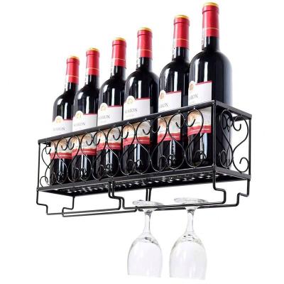 China (Other)Adjustable Floor-standing Metal Wine Display Rack Wine Cabinet Household Wine Bottle Rack Vertical Display Ornaments for sale