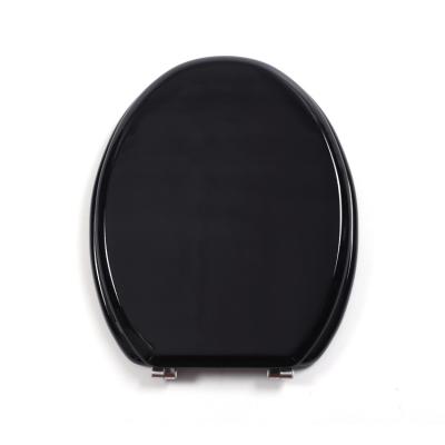 China Children's Toilet Seats Bofan Decorative Oval Family Hygienic Bidet Seat Molded Wood WC For Man OEM Colored Black 2 Pieces Customized CN; ZHE for sale