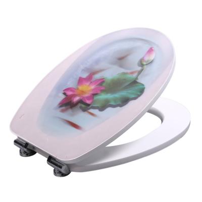 China Custom Children's Toilet Seats Printing Bofan Non-Electric Wholesale Commode Bathroom Toilet Seat Sanitary Bidet For Children Acrylic 150mm MDF UV and PET for sale