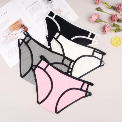 China Ladymate ODM/OEM Breathable Calcinha Roupa Inner Tanga Tangas Algodon Mujer Bragas Briefs Panties Cotton Underwear Women Bikini Panties for sale