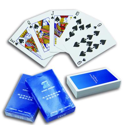 China Eco - Friendly Wholesale Luxury Poker Card Custom Playing Cards Casino Playing Card Material Manufacturers for sale