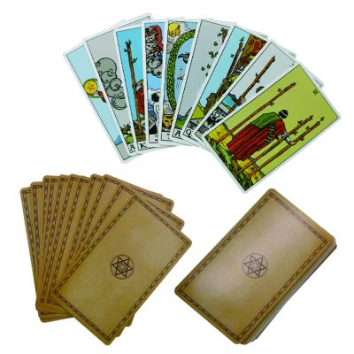 China High Quality Logo Playing Cards Tarot Cards Game Cards Eco-friendly Material Custom Pattern Poker for sale