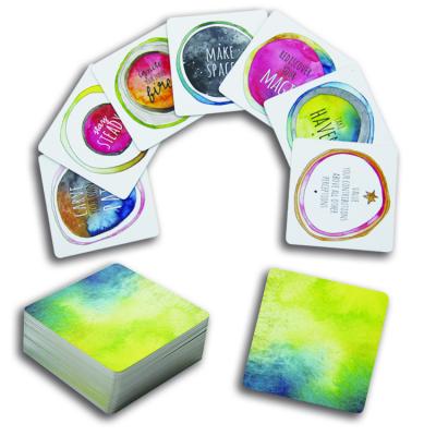 China Eco-friendly Material Custom Printed Playing Cards Logo And Pattern Flash Card Game Card For Family Game for sale