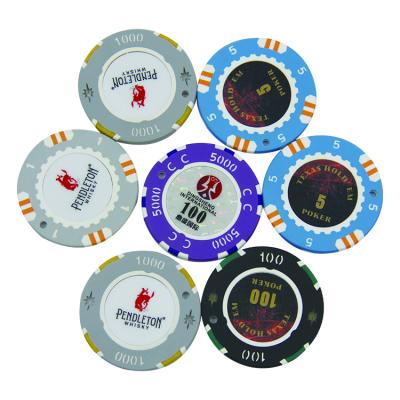 China Wholesale 14G 16G 18G Clay Poker Chip Rfid Chip Water Proof EPT Poker Chips Pokerman Game for sale