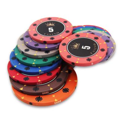 China 10 G Poker Chips Custom Ceramic Poker Chips Casino Game Eco-friendly Ceramic Poker Chips for sale