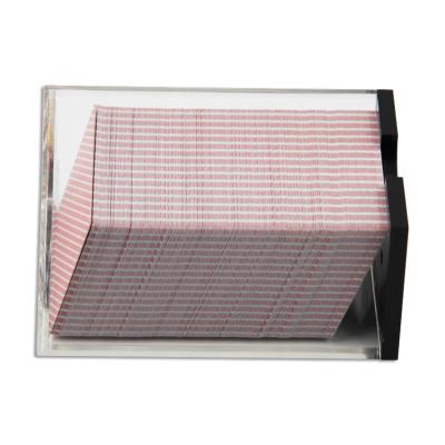 China Acrylic Playing Card Game Casino Accessories Poker Cut Card Playing Card Cutting Poker Card Box for sale