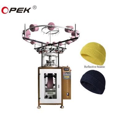 China Advanced 7G-18G Reflective Hat Knitting Machine with 2F-10F Feeder for sale