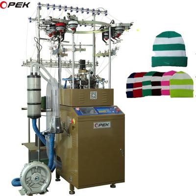 China Customizable Weft Knitting OPEK Cap Machine for Knit Hats/Scarves and Customized for sale