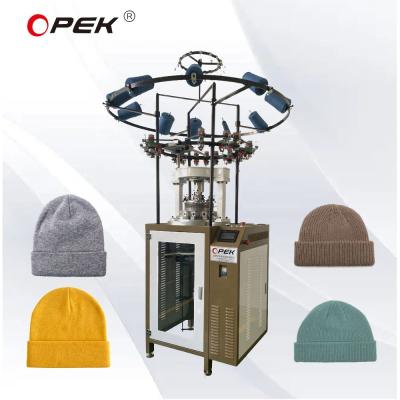 China Customized 70-300 Needles Rib Knit Hats Knitting Machine with High Speed and 7G-18G Gauge for sale