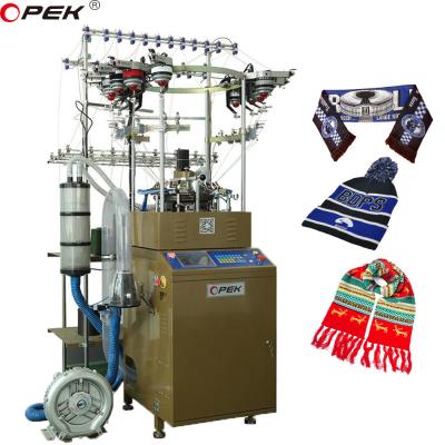 China 52 Inch Knitting Width OPEK High Speed Circular Wind Proof Hat and Scarf Knitting Machine for sale