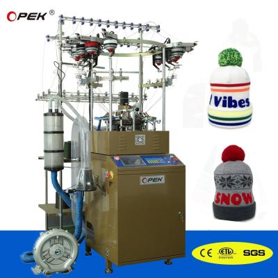 Chine Machine à tricoter chapeau et écharpe à haute vitesse circulaire à l'épreuve du vent pour les motifs de Jacquard à vendre