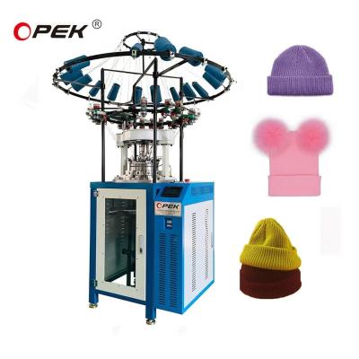 China Advanced Automatic Lubrication Popular Rib Hats Knitting Machine 770*1350*2300mm for sale