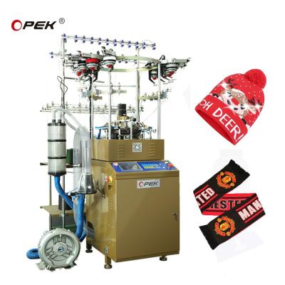 China 9inch Knitting Width OPEK Cap Machine for Knit Hats/Scarf 600 Sets/Month Big Capacity for sale