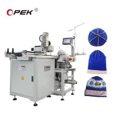 China Opek 300HS Maquina de coser de sombreros de punto adecuada para coser sombreros en venta