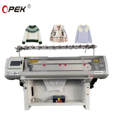 China Men's Jacquard Flat Sweater Machine with Double Knitting Method Knitwear for sale