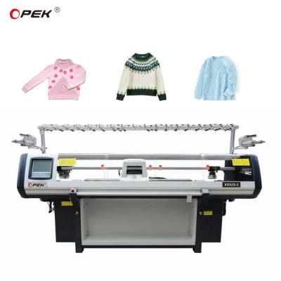 China Fully Jacquard Flat Knitting Machine Double System Computerized Sales for End Sweaters for sale