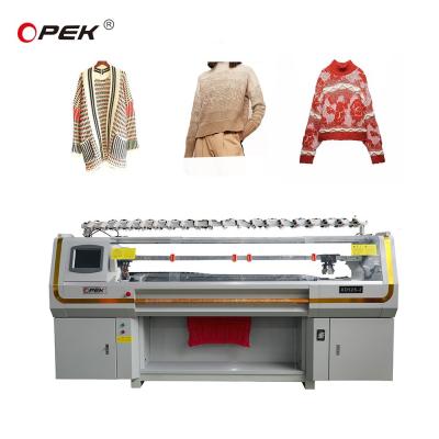 China 80 inch 2 system thick gauge computerized flat knitting machine for Retail Function Hat for sale