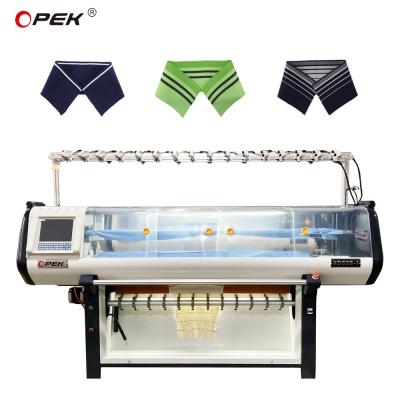 China Boost Your Production with 72 inch Knitting Width Flat Collar and Cuff Knitting Machine for sale