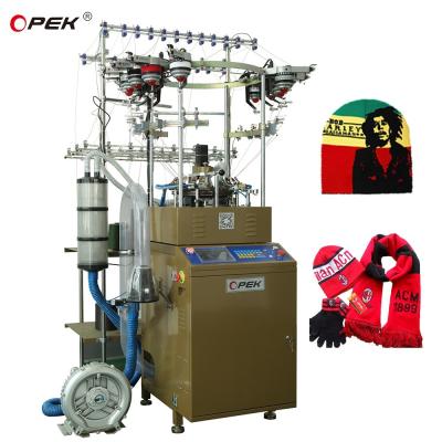 China Design Opek Fully Computerized Beanie Scarf Knitting Machines for South Africa Market for sale