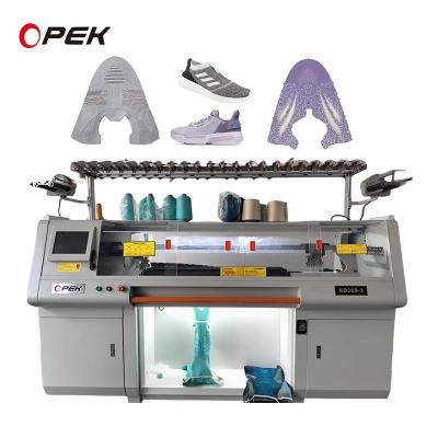 China 3 System 14gg Shoes Upper Knitting Machine With 36inch 2350*950*1700mm with Materials for sale