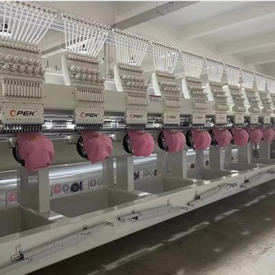 China 652*150cm Worktable Size Tajima 12 Head Embroidery Machine for Hat and Finished Garment for sale