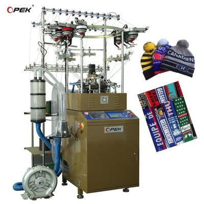 China Single Knitting Method OPEK Knitting Machine for jacquard type Wool Hat for sale