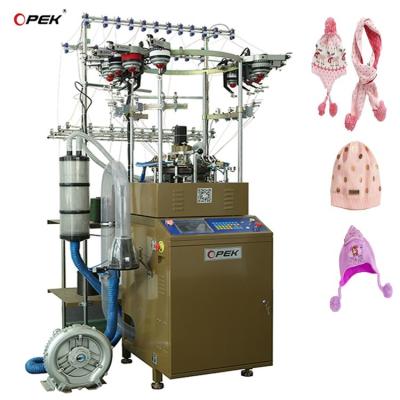 China High Speed Circular Woolen Beanie Hat Knitting Machine for Scarf Production for sale