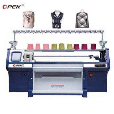 China Fully Jacquard Single Carriage Three System Fully Automatic Flat Knitting Technology for sale