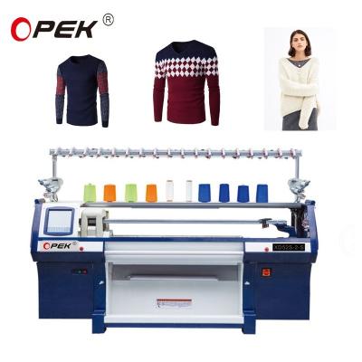 China Hochgeschwindigkeits Jacquard-Pullover-Strickmaschine für nahtloses Flachstrickwerk zu verkaufen